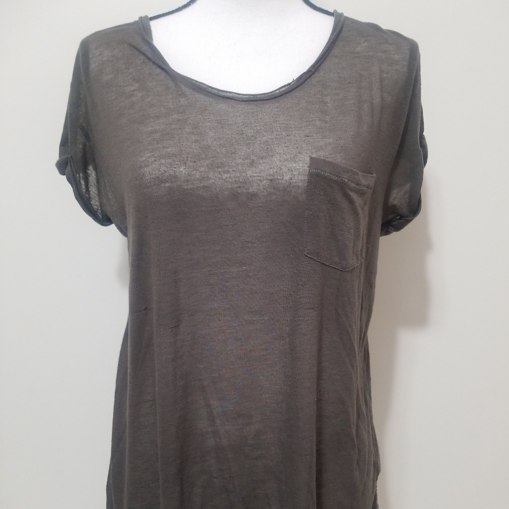 Rag & Bone L T-Shirt /Knit Scoop Neck S/S /Knit